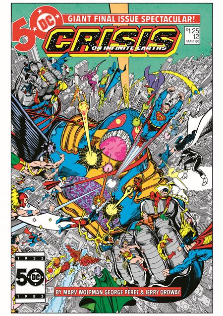 CRISIS ON INFINITE EARTHS #12 FACSIMILE EDITION CVR A GEORGE PEREZ (3/19/2025)