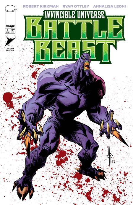 INVINCIBLE UNIVERSE BATTLE BEAST #1 2ND PTG CVR B JASON HOWARD VAR (6/11/2025)