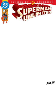 SUPERMAN UNLIMITED #1 CVR I BLANK CARD STOCK VAR