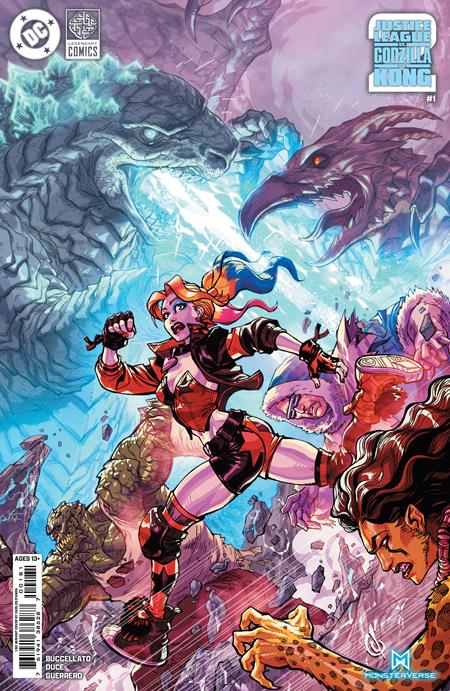 JUSTICE LEAGUE VS GODZILLA VS KONG 2 #1 (OF 7) CVR H INC 1:50 CARLOS DANDA CARD STOCK VAR (6/04/2025)
