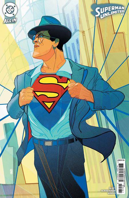 SUPERMAN UNLIMITED #2 CVR E INC 1:25 CHRISTIAN WARD CARD STOCK VAR (6/18/2025)