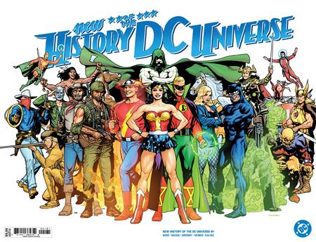 NEW HISTORY OF THE DC UNIVERSE #1 (OF 4) CVR E RYAN SOOK WRAPAROUND FOIL VAR