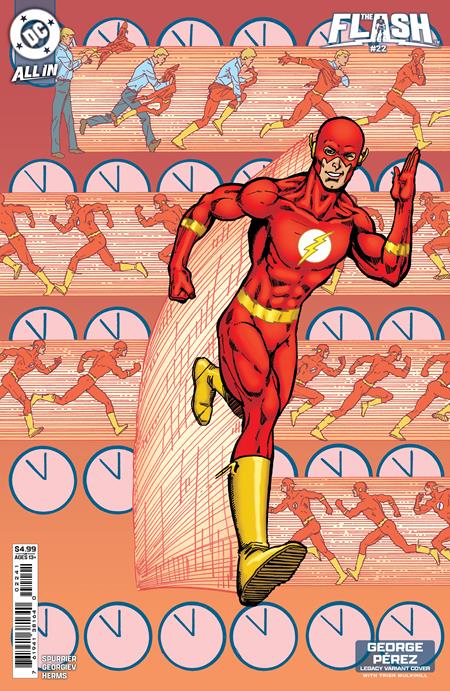 FLASH #22 CVR D GEORGE PEREZ LEGACY CARD STOCK VAR