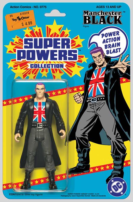 ACTION COMICS #775 FACSIMILE EDITION CVR C JASON GEYER & ALEX SAVIUK SUPER POWERS CARD STOCK VAR (6/4/2025)