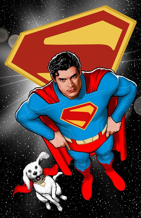 BATMAN SUPERMAN WORLDS FINEST #41 CVR D KEVIN MAGUIRE SUPERMAN MOVIE CARD STOCK VAR (7/16/25)