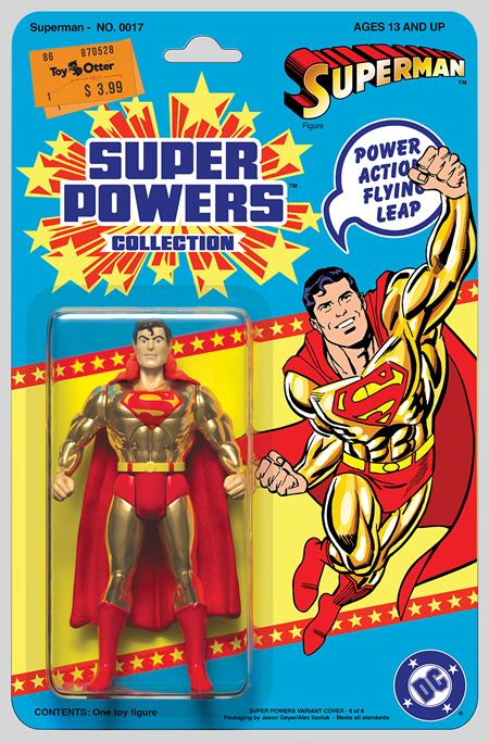 SUPERMAN #17 CVR E JASON GEYER & ALEX SAVIUK DC SUPER POWERS CARD STOCK VAR (ABSOLUTE POWER)(8/21/2024)
