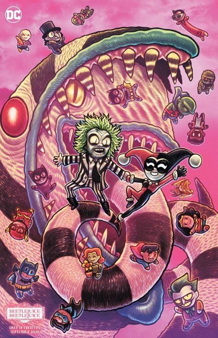 GOTHAM CITY SIRENS #2 (OF 4) CVR G DAN HIPP BEETLEJUICE CARD STOCK VAR