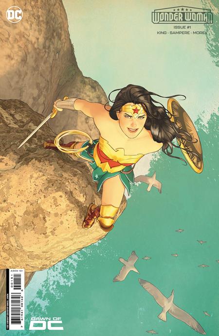 WONDER WOMAN #1 CVR H INC 1:50 MIKEL JANIN CARD STOCK VAR