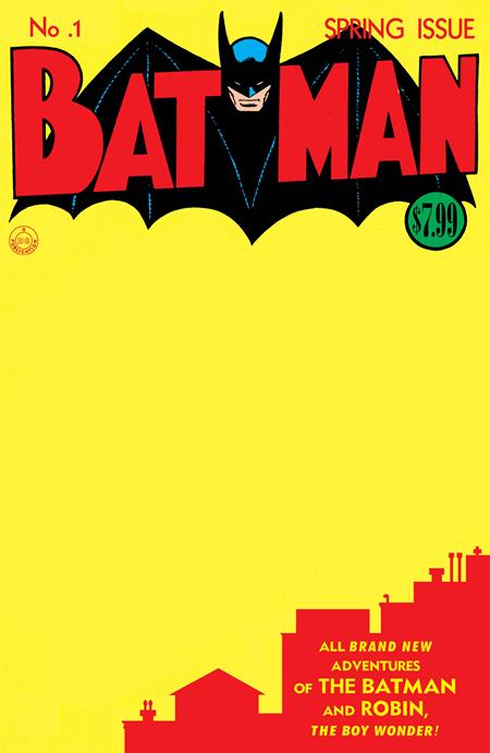 BATMAN #1 FACSIMILE EDITION CVR C BLANK VAR