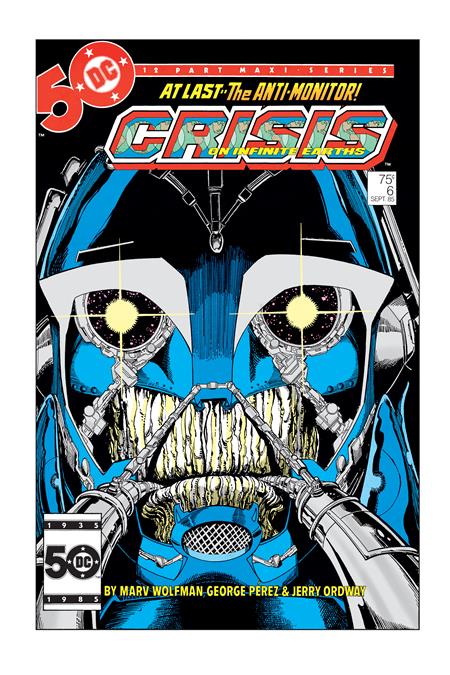 CRISIS ON INFINITE EARTHS #6 FACSIMILE EDITION CVR B GEORGE PEREZ FOIL VAR