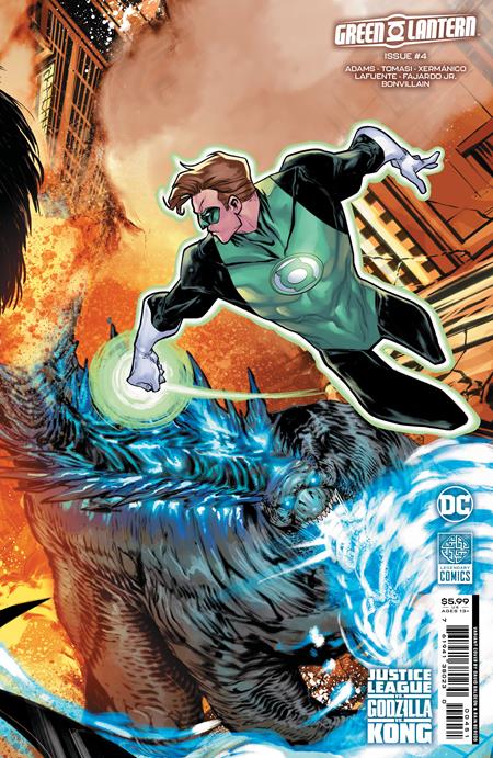 GREEN LANTERN #4 CVR E JUSTICE LEAGUE VS GODZILLA VS KONG CARD STOCK VAR