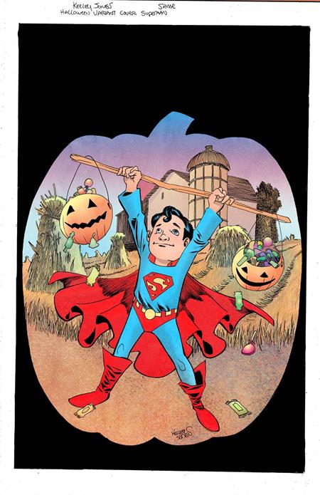 SUPERMAN #19 CVR E KELLEY JONES TRICK OR TREAT CARD STOCK VAR (10/23/2024)