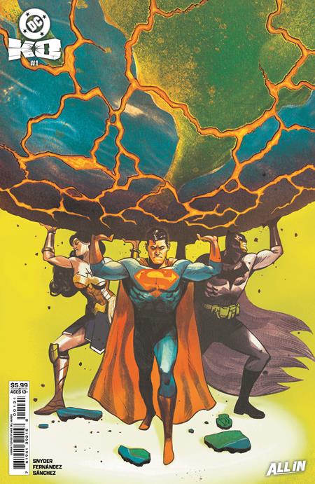 DC K.O. #1 (OF 4) CVR F MIKE DEL MUNDO CARD STOCK VAR