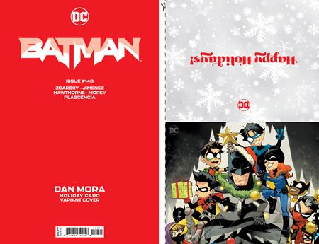 BATMAN #140 CVR D DAN MORA DC HOLIDAY CARD SPECIAL EDITION VAR (12/6/23)