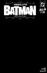 ABSOLUTE BATMAN NOIR EDITION #1 (ONE SHOT) CVR B BLANK VAR (11/13/2024)