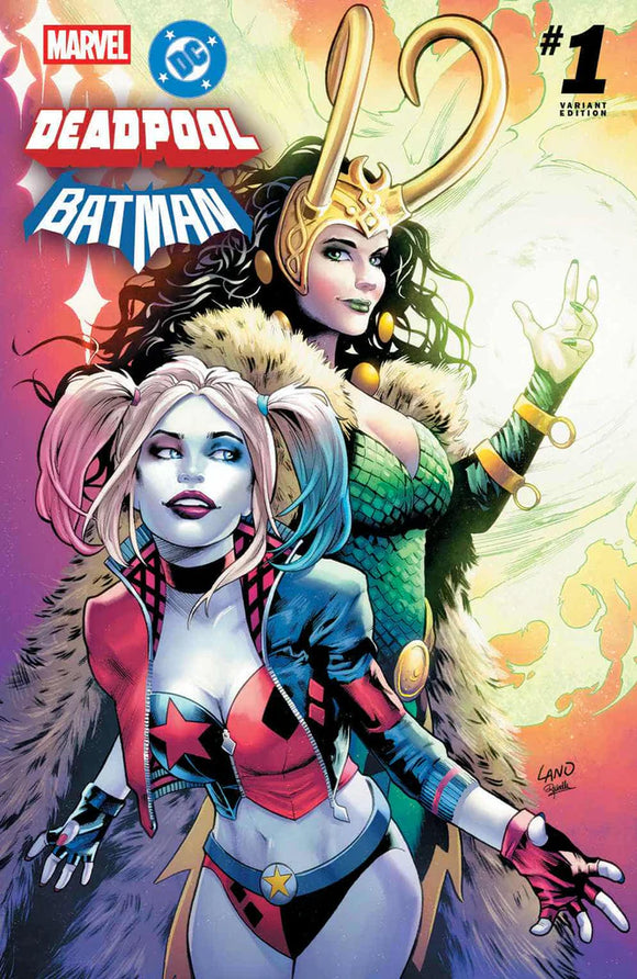 MARVEL/DC: DEADPOOL/BATMAN #1 GREG LAND VARIANT