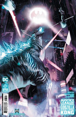 JUSTICE LEAGUE VS GODZILLA VS KONG #3 (OF 7) CVR D INC 1:25 SIMONE DI MEO CARD STOCK VAR (12/20/23)