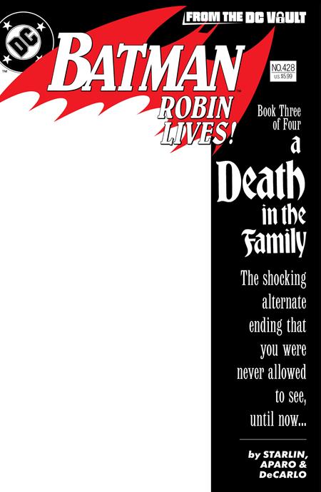 BATMAN #428 ROBIN LIVES (ONE SHOT) CVR B BLANK CARD STOCK VAR (12/13/2023)