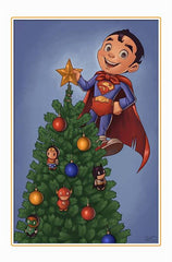 SUPERMAN #21 CVR E CHRISSIE ZULLO DC WINTER WONDERLAND CARD STOCK VAR (12/25/2024)