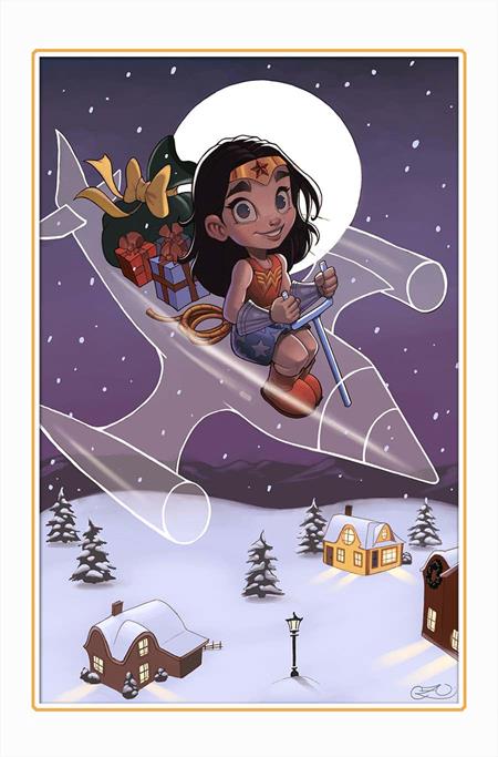 WONDER WOMAN #16 CVR D CHRISSIE ZULLO DC WINTER WONDERLAND CARD STOCK VAR (12/18/2024)