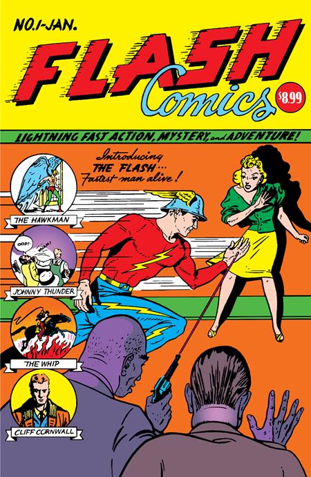 FLASH COMICS #1 FACSIMILE EDITION CVR B SHELDON MOLDOFF FOIL VAR