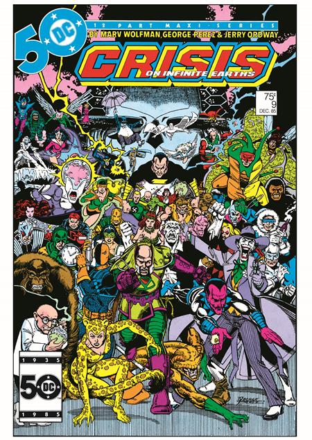 CRISIS ON INFINITE EARTHS #9 FACSIMILE EDITION CVR A GEORGE PEREZ (12/18/2024)