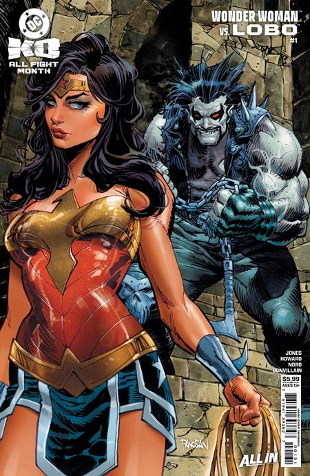DC K.O. WONDER WOMAN VS LOBO #1 (ONE SHOT) CVR B DAN PANOSIAN CARD STOCK VAR (12/10/2025)