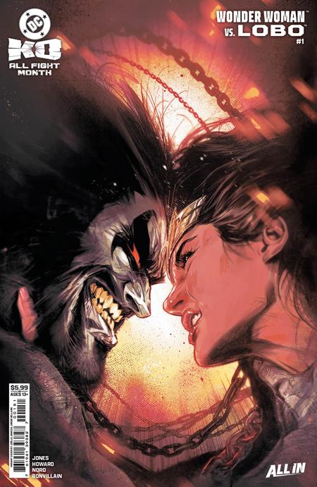 DC K.O. WONDER WOMAN VS LOBO #1 (ONE SHOT) CVR C JOELLE JONES CARD STOCK VAR (12/10/2025)