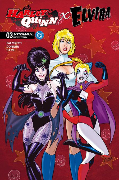 HARLEY QUINN X ELVIRA #3 CVR A AMANDA CONNER RED (12/17/2025)