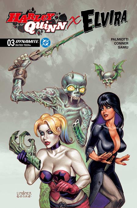 HARLEY QUINN X ELVIRA #3 CVR C JOSEPH MICHAEL LINSNER VAR (12/17/2025)