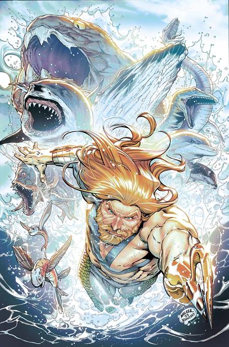 AQUAMAN #1 CVR D BRAD WALKER DEEP SEA SPOT GLOSS FOIL VAR (1/8/2025)