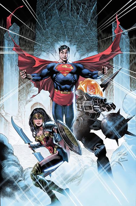 JUSTICE LEAGUE UNLIMITED #15 CVR C EDDY BARROWS & EBER FERREIRA CARD STOCK VAR (DC K.O.) (1/28/26)