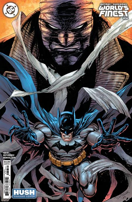 BATMAN SUPERMAN WORLDS FINEST #36 CVR D TYLER KIRKHAM HUSH CARD STOCK VAR (2/19/2025)