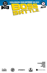 DC K.O. BOSS BATTLE #1 (ONE SHOT) CVR H BLANK CARD STOCK VAR