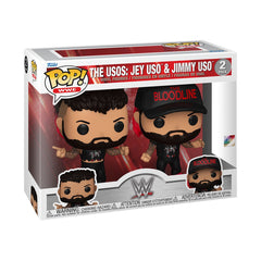 Funko Pop! WWE Wave 20 - The Uso's: Jey Uso & Jimmy Uso (PREORDER ITEM NOV 2023)