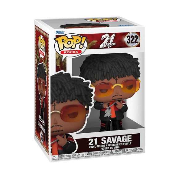 Funko Pop! Rocks - 21 Savage (PREORDER ITEM AUGUST 2023)
