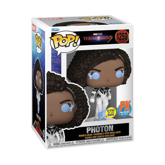 Funko Pop! The Marvels - PX Exclusive Photon (Glow In The Dark)