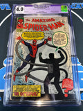 AMAZING SPIDER-MAN #3 CGC 4.0 RESTORED GRADE (1ST APP DOCTOR OCTOPUS)