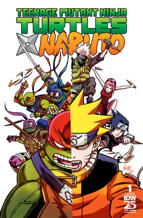 TEENAGE MUTANT NINJA TURTLES X NARUTO #1 25 COPY SMITH