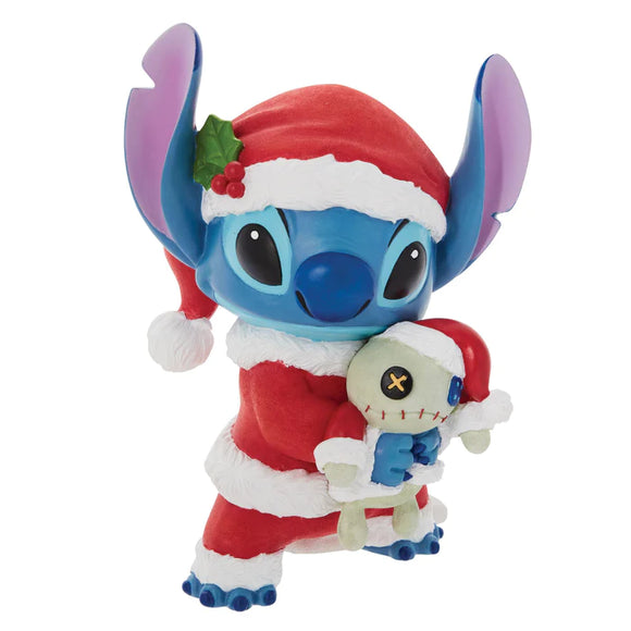 Santa Stitch with Scrump Disney Traditions - Enesco