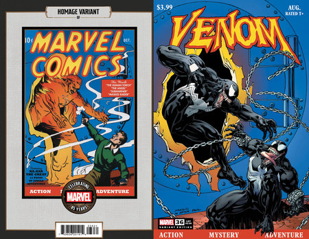VENOM #36 DAVID YARDIN MARVEL 85TH ANNIVERSARY HOMAGE VAR