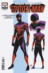 MILES MORALES SPIDER-MAN #25 FEDERICO VICENTINI DESIGN VAR