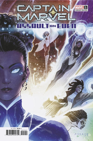 CAPTAIN MARVEL ASSAULT ON EDEN #1 KAREN DARBOE VARIANT COVER