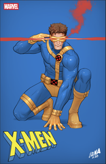 X-MEN #33 DAVID NAKAYAMA COLOR BLOCK BLUE VARIANT