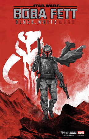 STAR WARS BOBA FETT BLACK, WHITE & RED #2 SKAN VARIANT