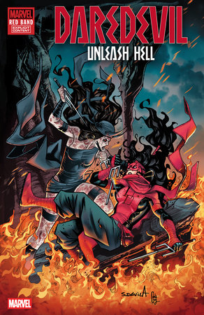 DAREDEVIL UNLEASH HELL RED BAND #4 (OF 5) DAVILA VAR (POLYBAG) (4/16/2025)