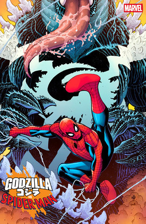GODZILLA VS SPIDER-MAN #1 BRADSHAW VENOMIZED GODZILLA VAR