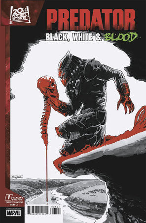 PREDATOR BLACK WHITE & BLOOD #1 (OF 4) MAHMUD ASRAR VAR