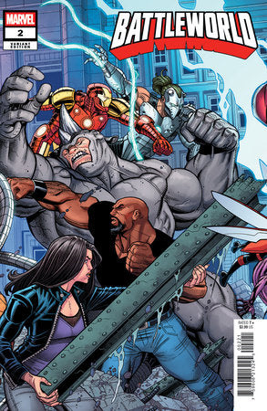 BATTLEWORLD #2 NICK BRADSHAW 5-PART CONNECTING VARIANT B