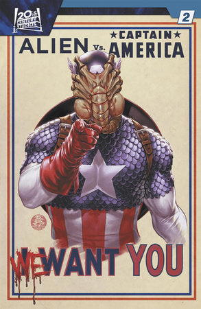 ALIEN VS. CAPTAIN AMERICA #2 MARK BROOKS VARIANT (12/17/2025)